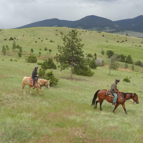 Riding across 25,000 acres of ranch lands