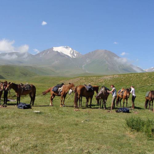 Riding in Kyrgyzstan