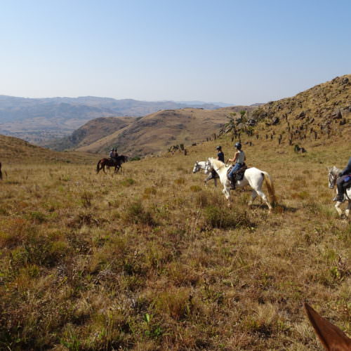 Riding in the mountains of Swaziland