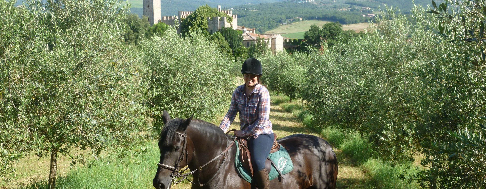 Riding in Tuscany