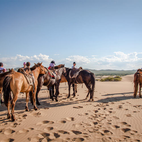 Mongolia sand dune