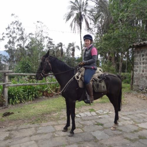 Riding in Ecuador
