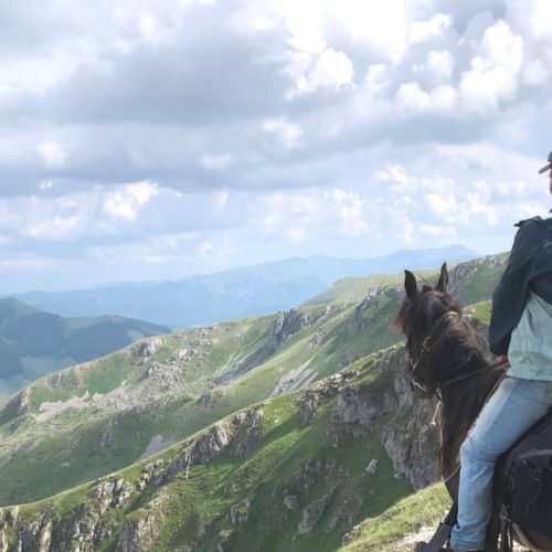 Riding in the mountains - North Macedonia